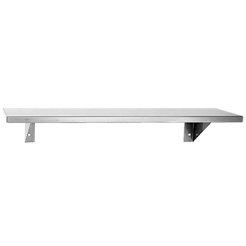 Floating Stainless Steel Shelf