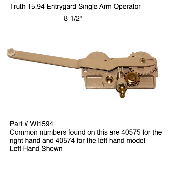 Truth Entrygard Single Arm Window Operator 15.94