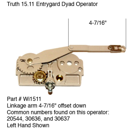 Truth Entrygard Dyad Casement Window Operator 15.62