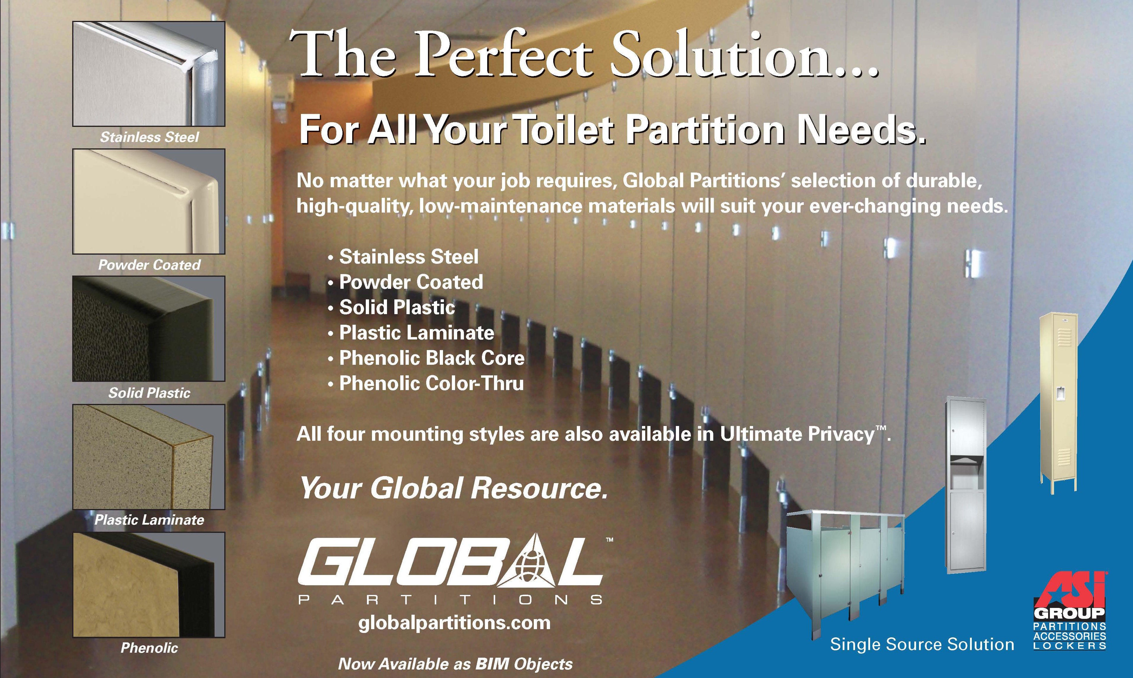 Bathroom Partitions & Toilet Partitions by FlushMetal Partitions